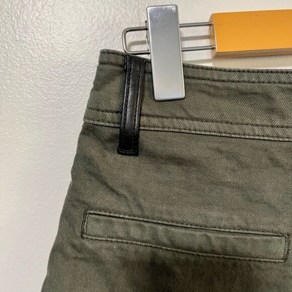 The Kooples Olive Green High-Waisted Shorts – Size 1 (XS/S) - Picture 15 of 16